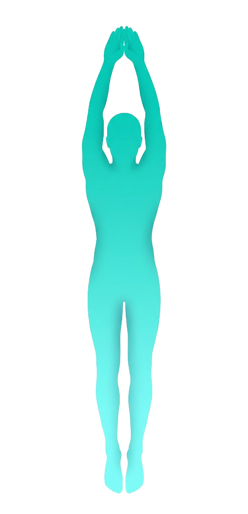 Swimmer silhouette